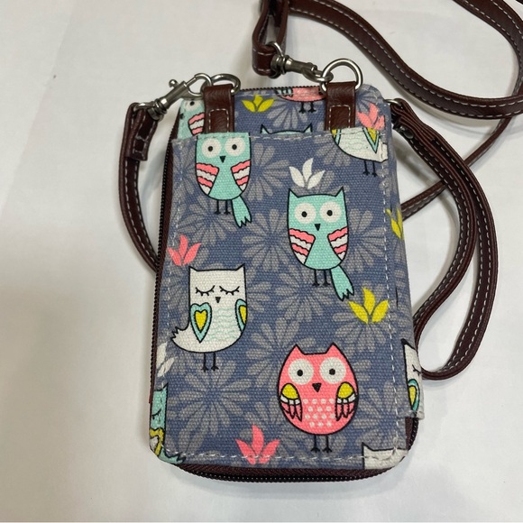 Unionbay crossbody wallet purse. Never used. No tags. Owl print. Wristlet - Picture 3 of 10